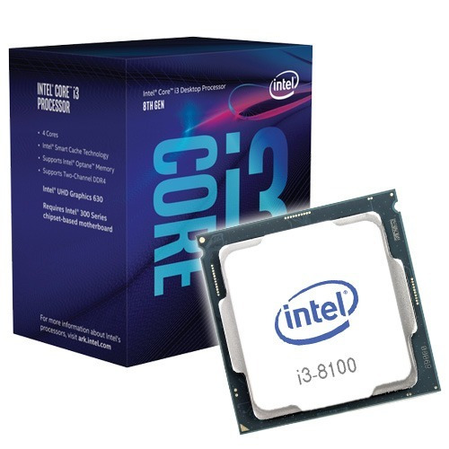 CPU Core i3-8100 (3.6GHz)2 - Asia Tech